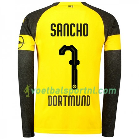Borussia Dortmund Sancho 7 Thuis Shirt 2018-19 L/S